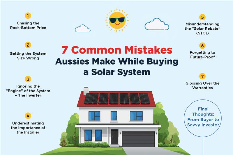 7 Common Mistakes Aussies Make While Buying a Solar System