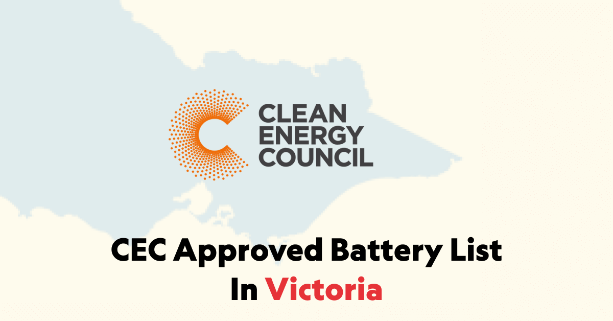 CEC Approved Battery List