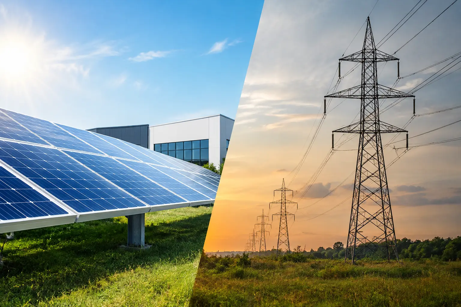 Commercial Solar Versus Grid Power Compared